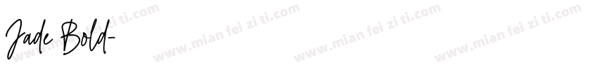 Jade Bold字体转换
